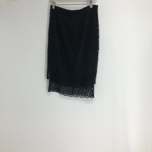 Jenni Kayne lace black crochet pencil skirt in XS - Picture 2 of 7